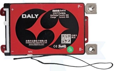 LFP 23S 40A SAME PORT W/P DALY BMS (24c0)